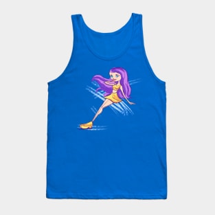 Purple haired girl Tank Top